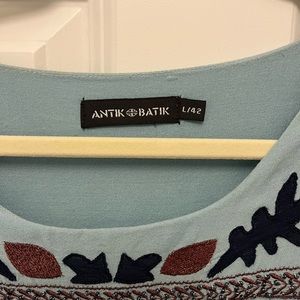 Antik Batik Dress with Appliqué